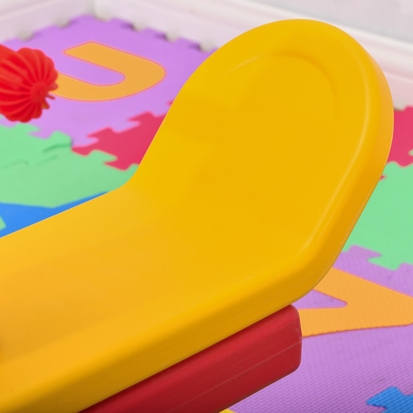 Kids Seesaw Safe Teeter Totter 2 Seats with Easy-Grip Handles, Safe