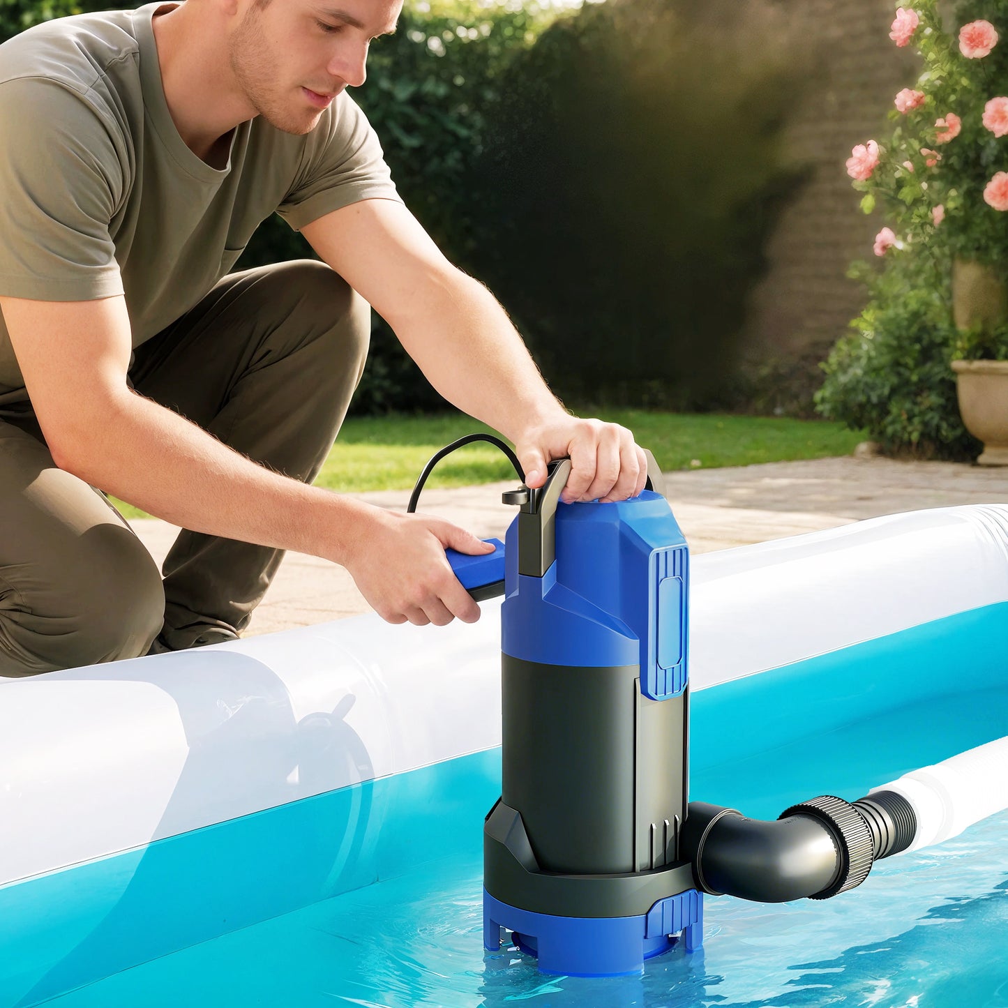 750W Submersible Water Pump for Dirty/Clean Water