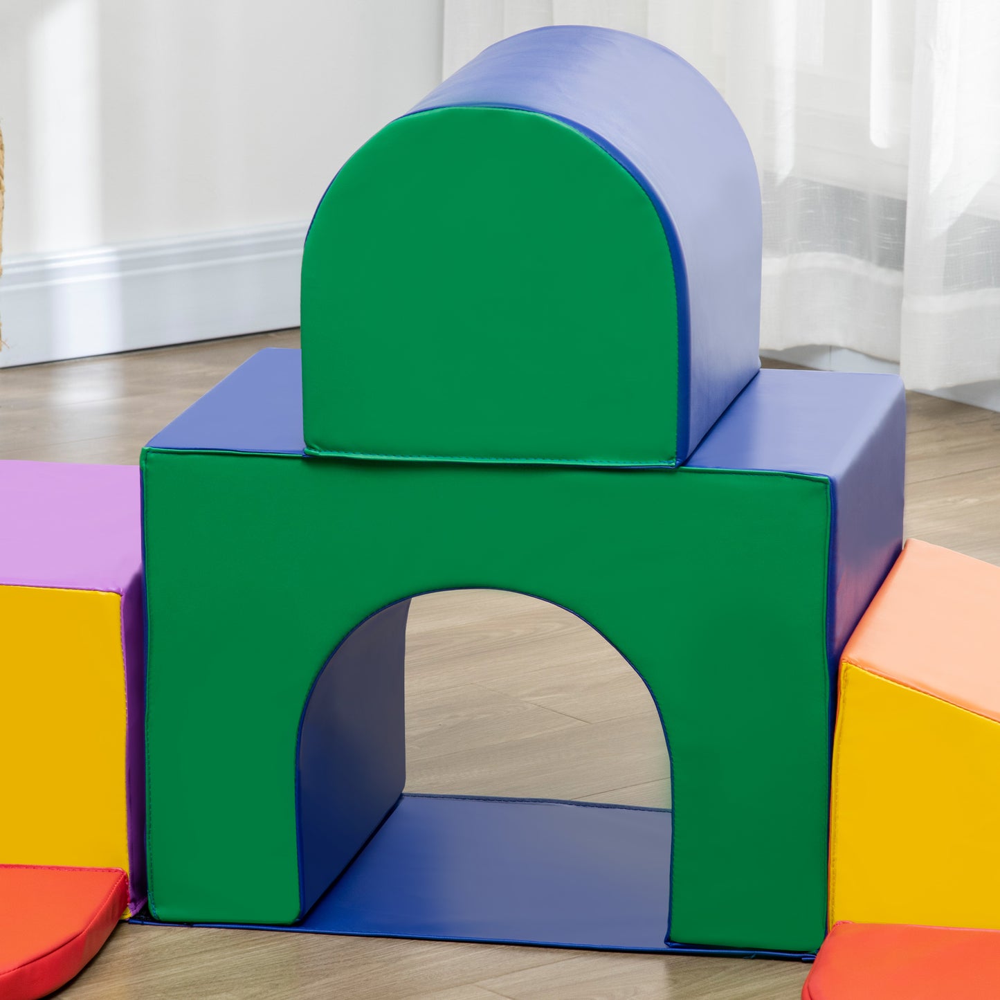 Seven-Piece Kids Soft Playset, for Toddlers