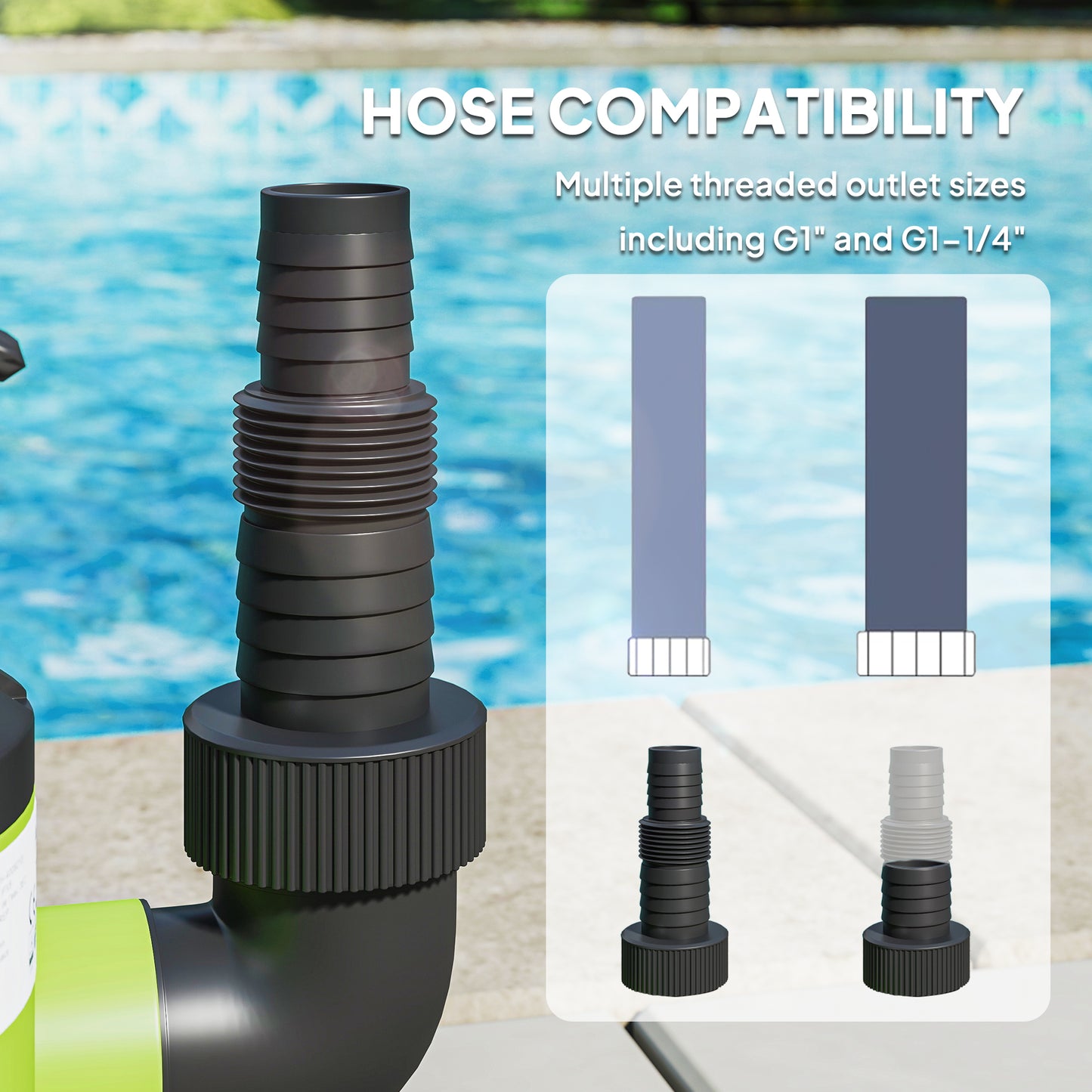 400W Submersible Water Pump for Dirty/Clean Water