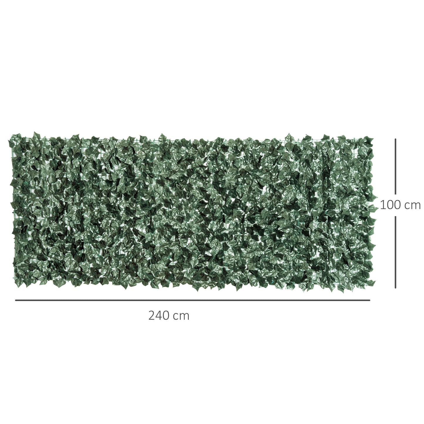 1-Piece Artificial Leaf Hedge Screen Privacy Fence Panel (1)