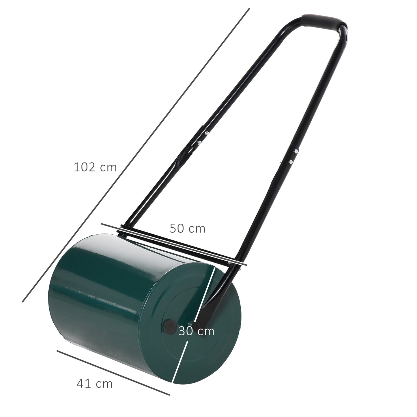 30 L Heavy Duty Water Or Sand Filled Φ30cm Garden Steel Lawn Roller