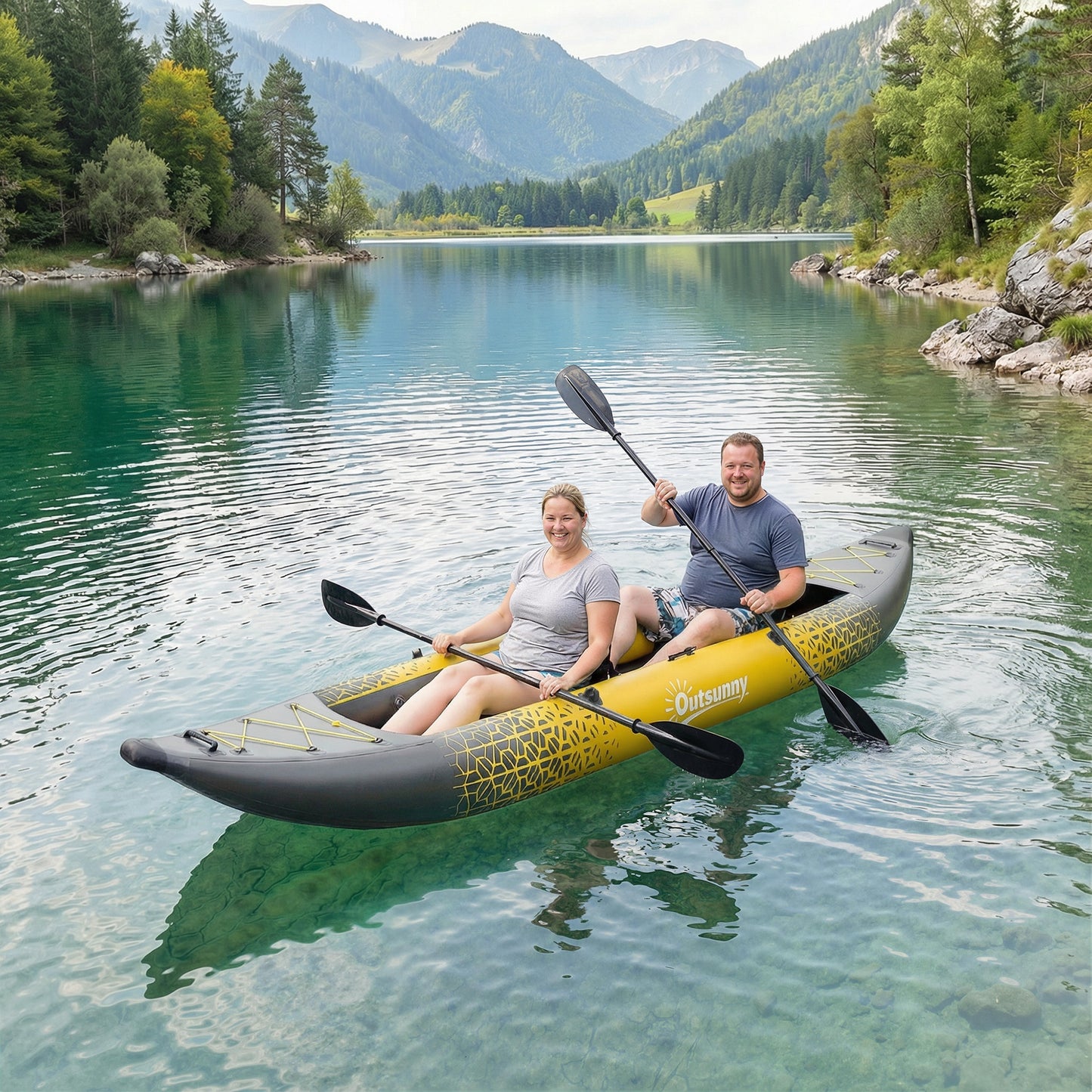 12.5' Inflatable Kayak Set
