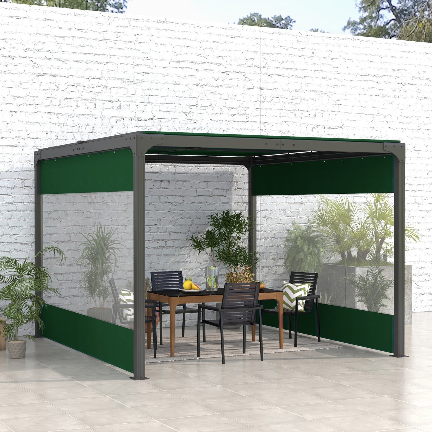 Set of Two 3 x 2m Replacement Pergola Panels