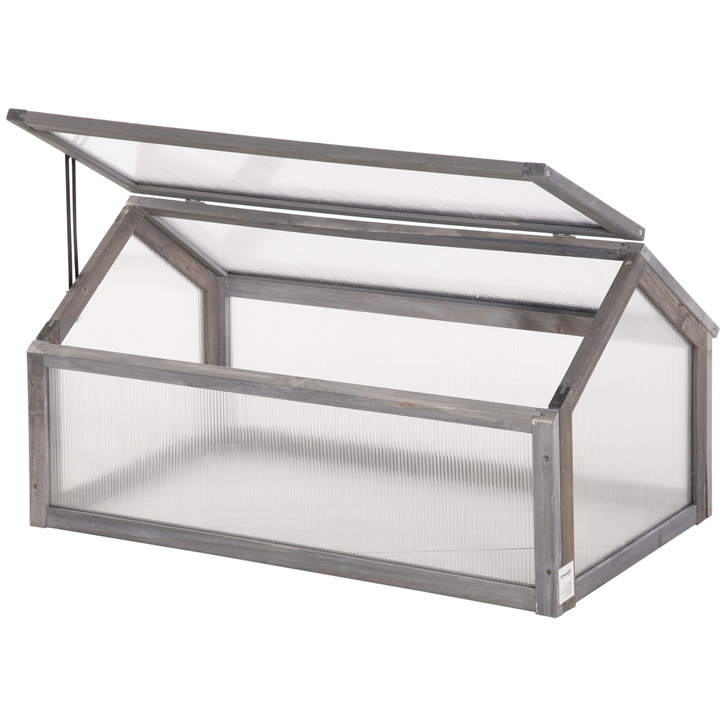 Wooden Cold Frame Garden Polycarbonate Greenhouse