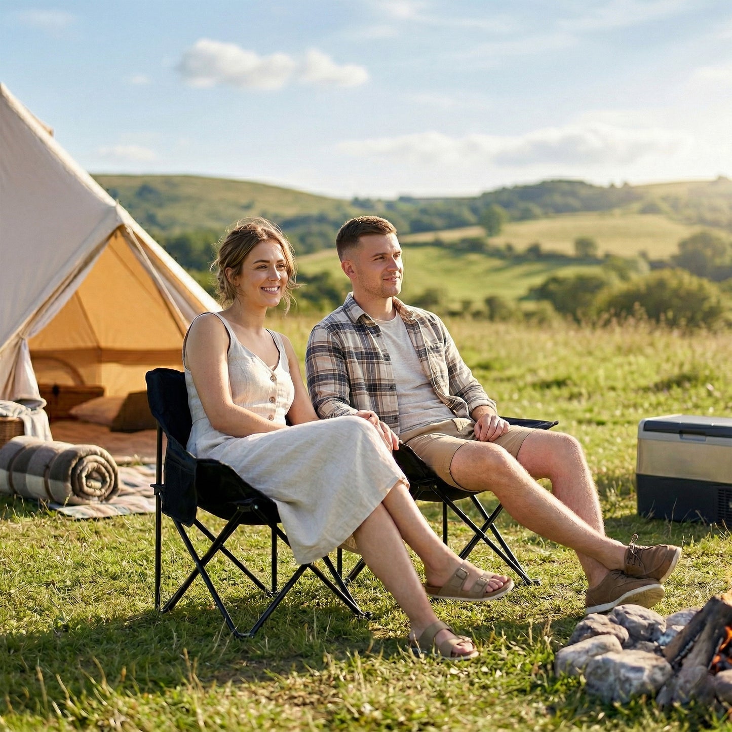 Camping Chair, Lightweight Folding Chair with Carrying Bag