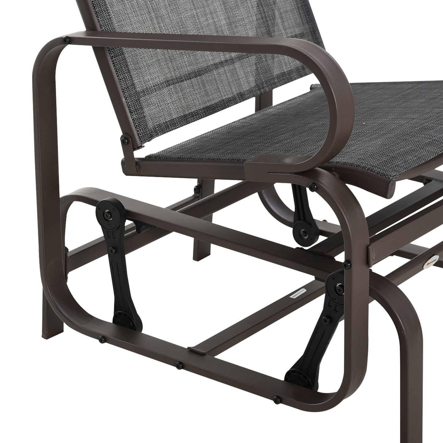 3 Pieces Garden Gliding Chair Set