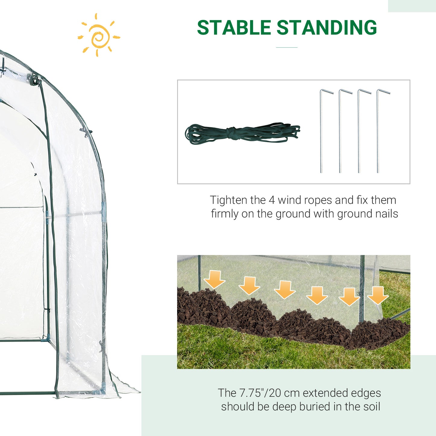 Walk-in Polytunnel Greenhouse (2)