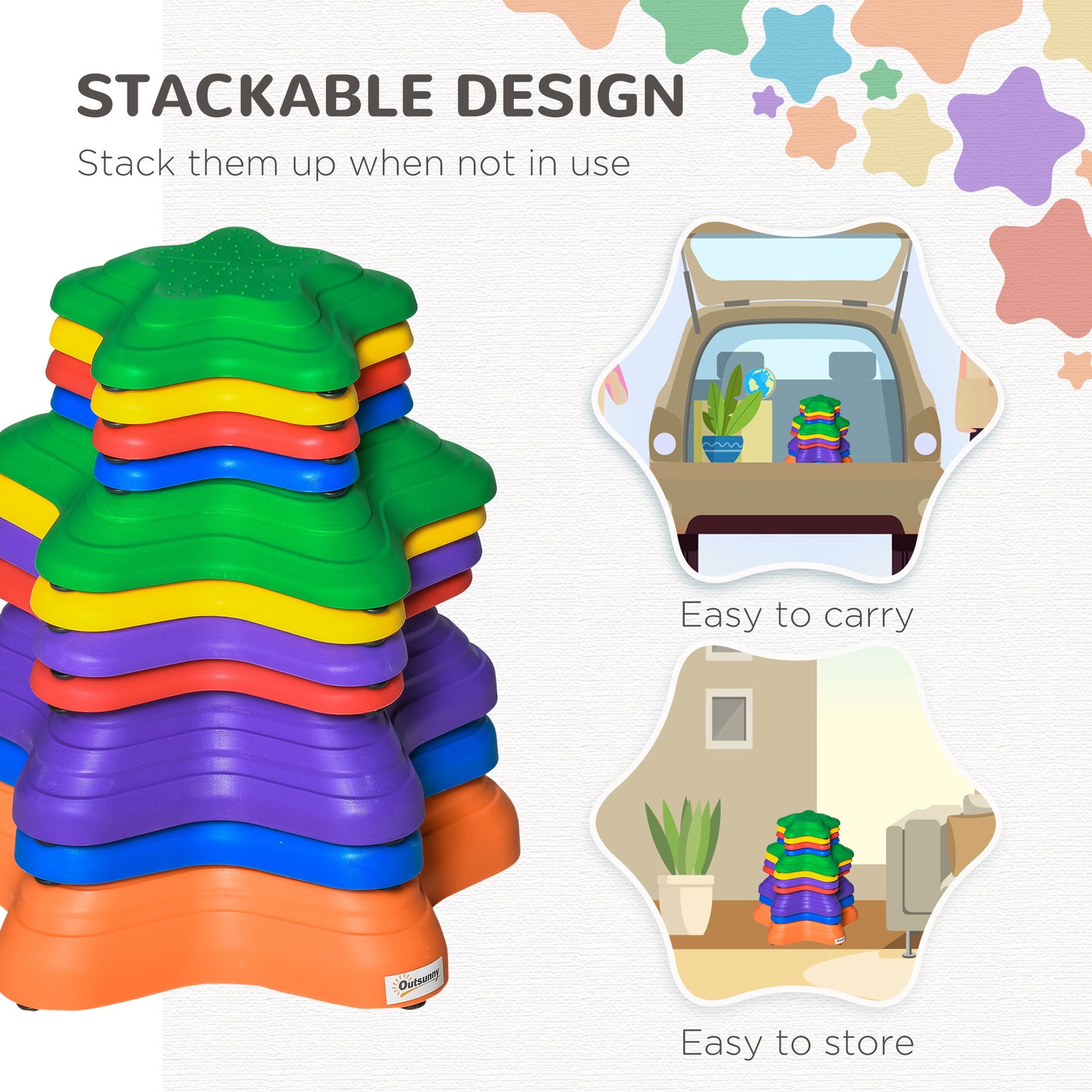 11-Piece Stepping Stones Kids