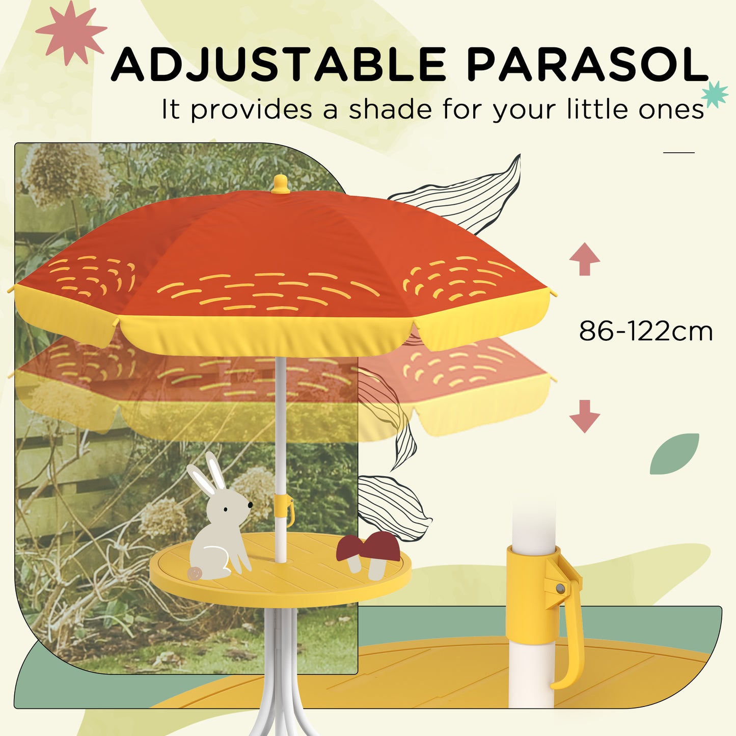 Kids Picnic Table and Chair Set (1)