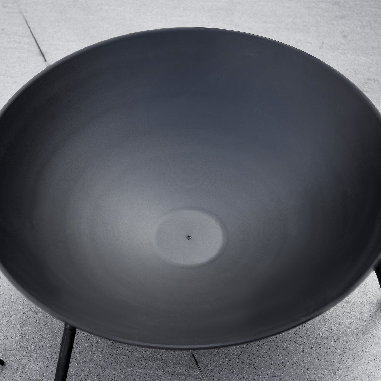 Outdoor Fire Pit, Portable Round Firepit with Poker, for Garden