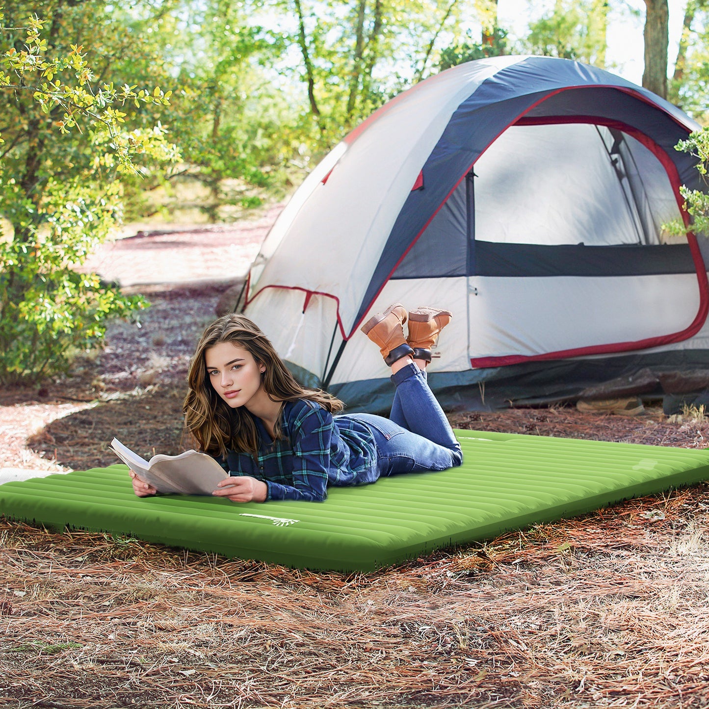 2 Person Camping Inflatable Mattress