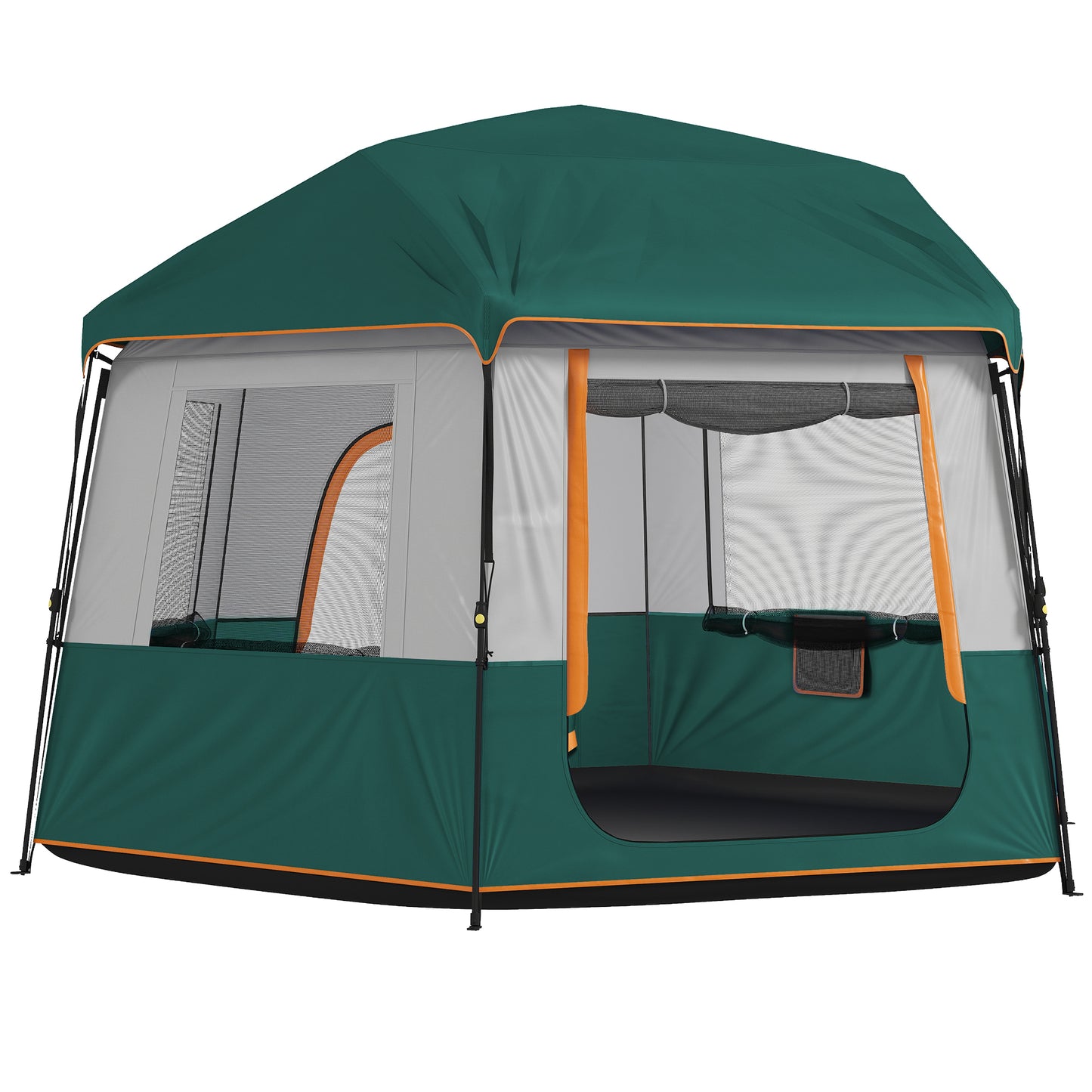 Cabin Tent Easy Setup 3000mm Waterproof Camping Tent 4 Person
