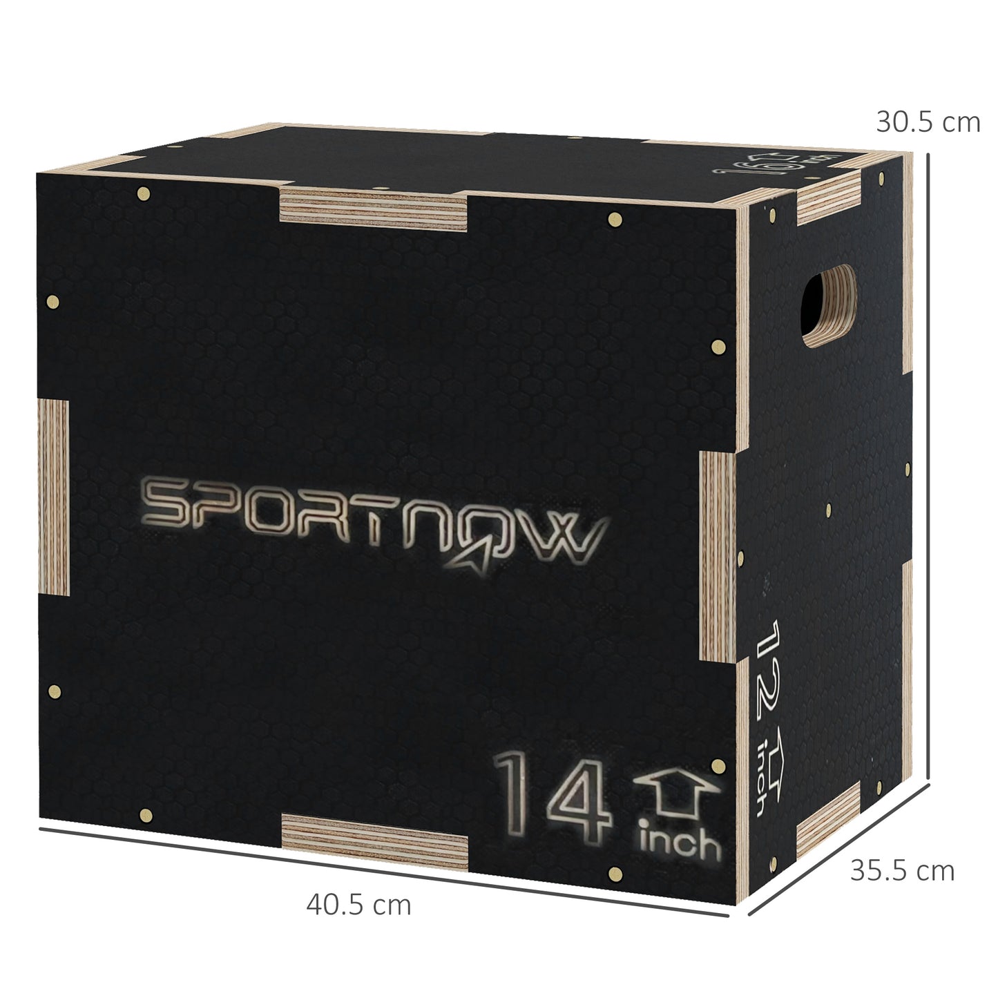 Multi-Faceted Jump Box, Wooden Step Up Box, for Home, Gym, Exercise (1)