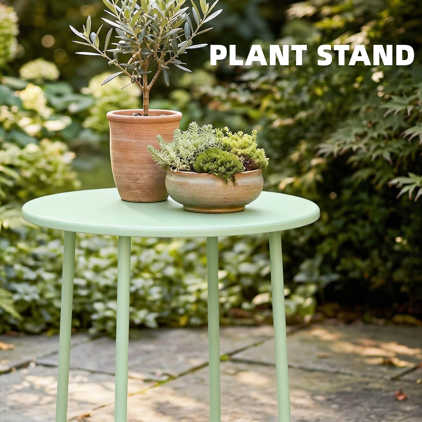 48 cm Round Garden Side Table