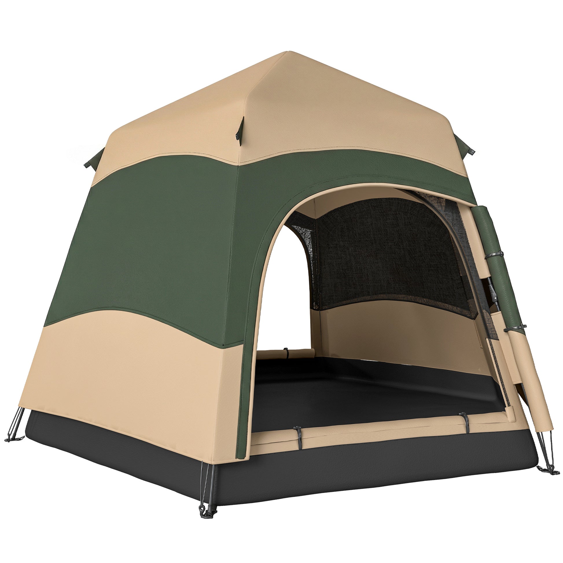 Double Layer Instant Pop Up Tent with Rainfly