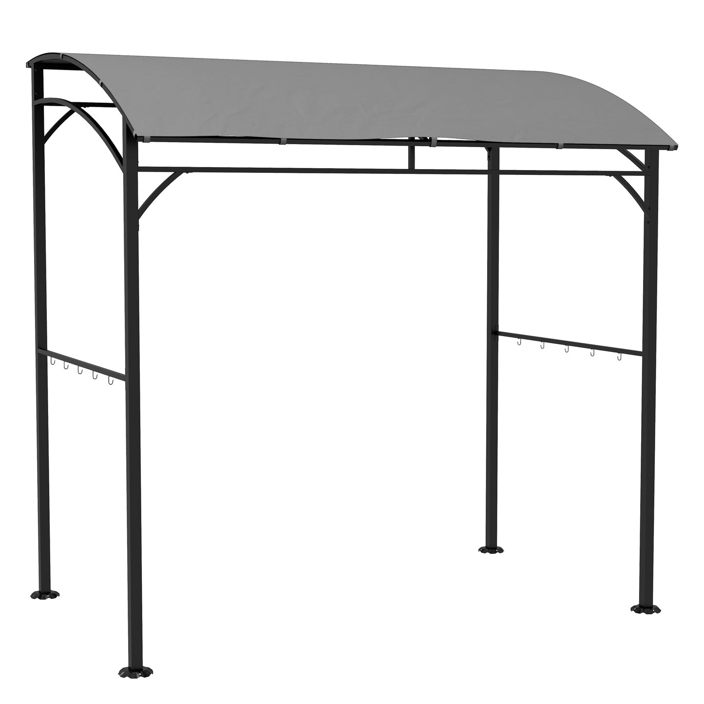 2.2 x 1.5 m BBQ Grill Gazebo Tent, Garden Grill with Metal Frame