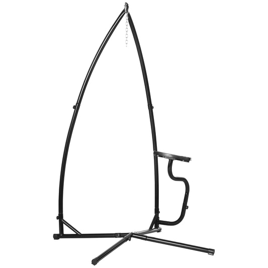 Hammock Chair Stand Only Construction Heavy Duty Metal C-Stand