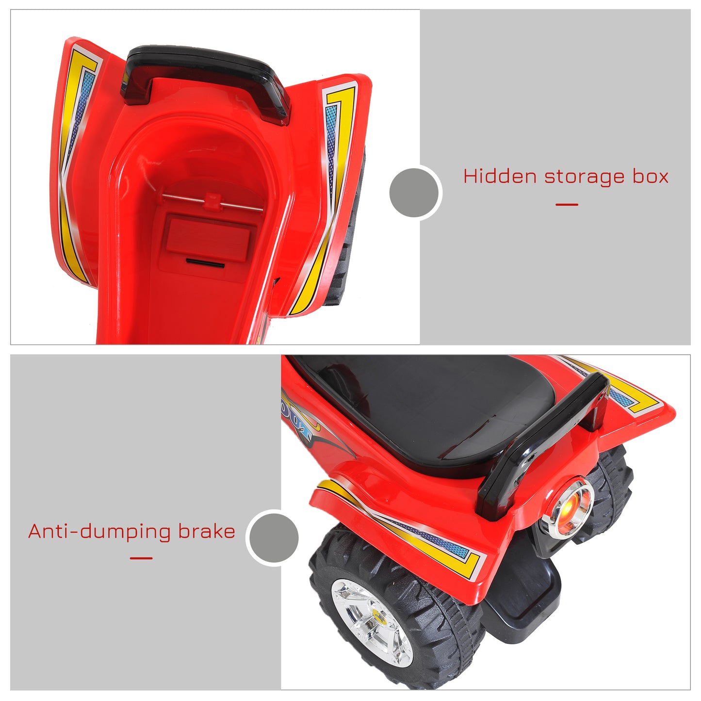 Kids Children Ride-on Toy Off Road Style Quad Bike Racing Car NO