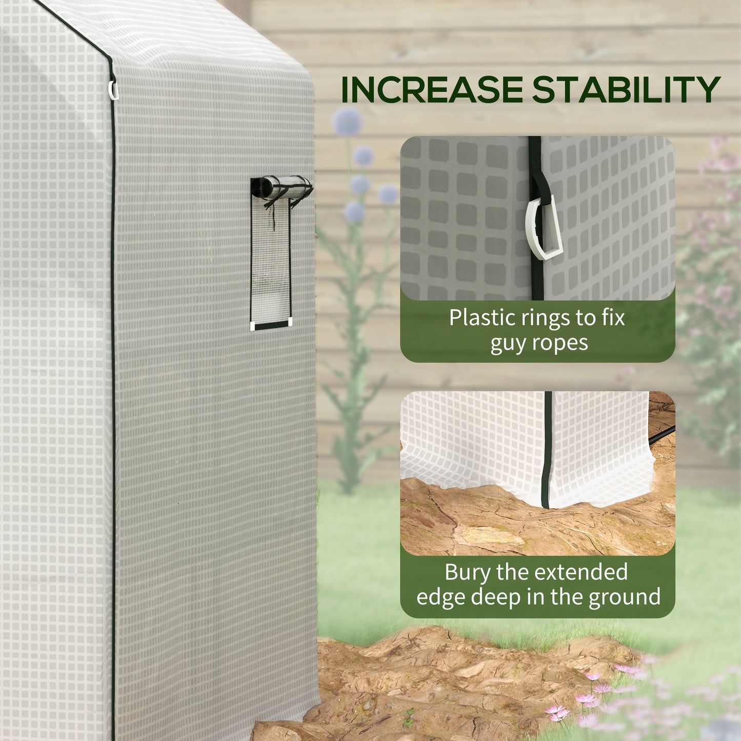 Greenhouse Cover Replacement Walk-in PE Hot House Cover