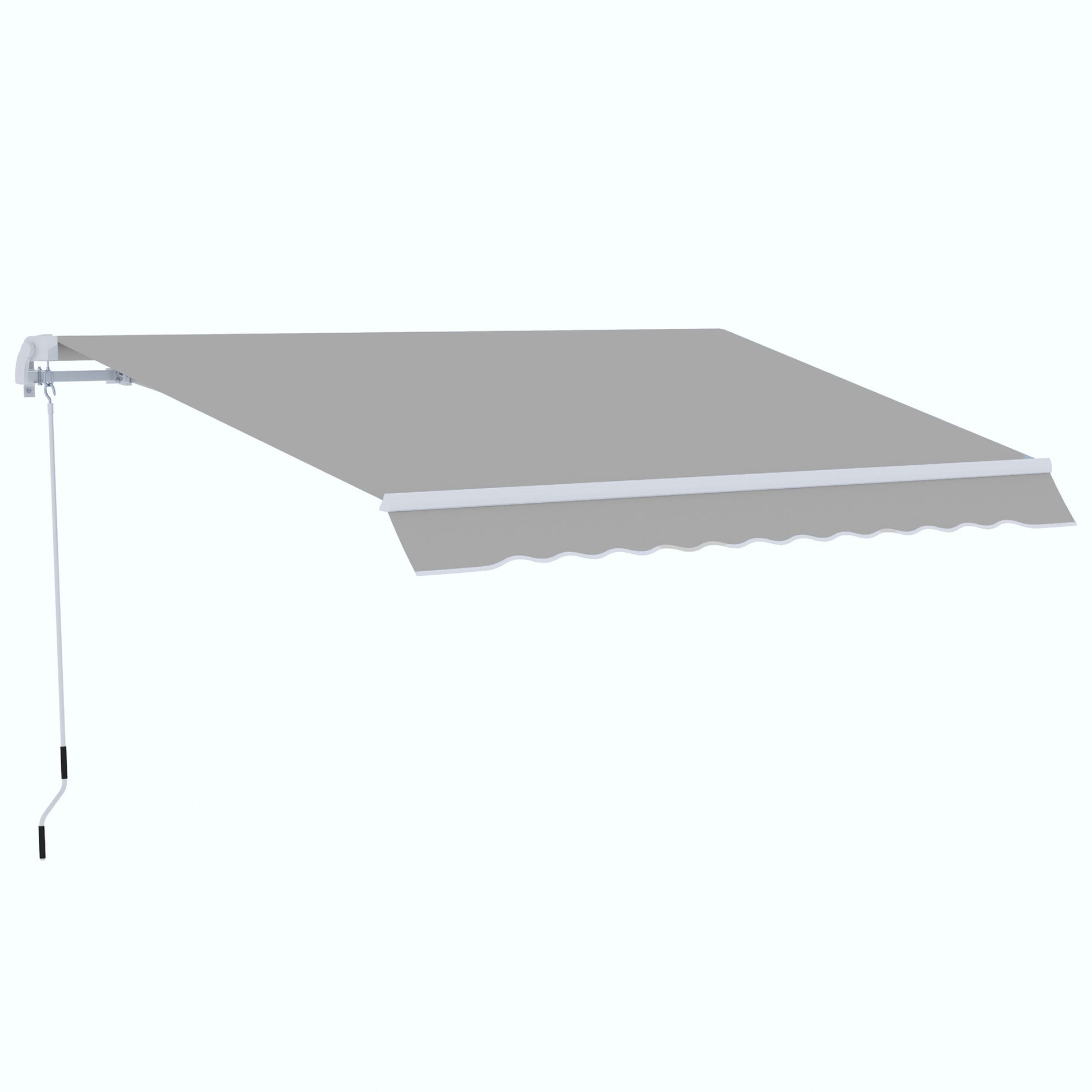 Garden Patio Manual Awning Canopy Sun Shade Shelter Retractable 4