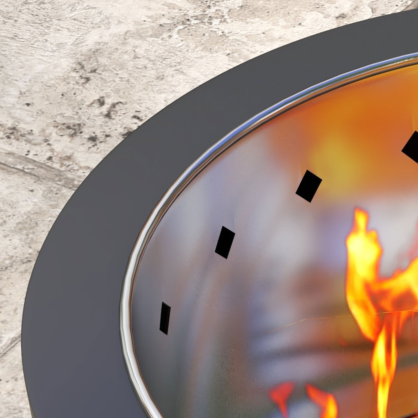 Smokeless Fire Pit, 45cm Portable Wood Burning Firepit
