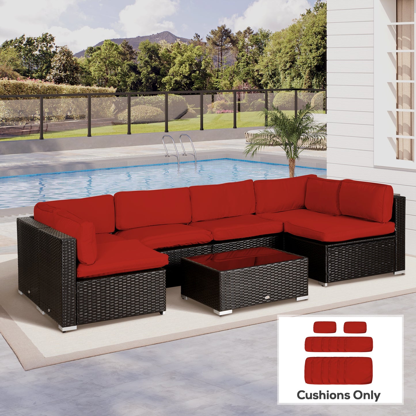 Set of 14 Outdoor Cushion Covers