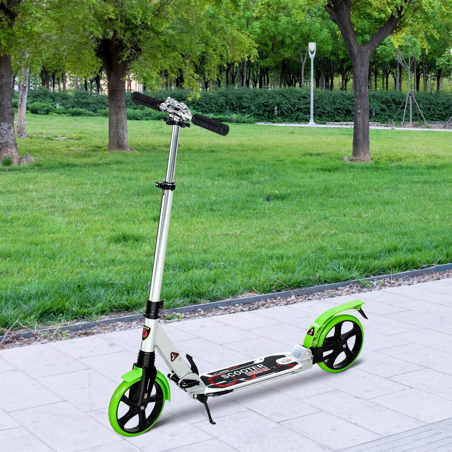 Folding Kick Scooter, Adjustable Ride On Scooter