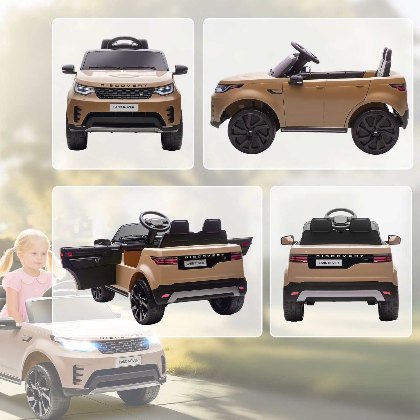 Land Rover Discovery Licensed 12V Kids Electric Car with Remote