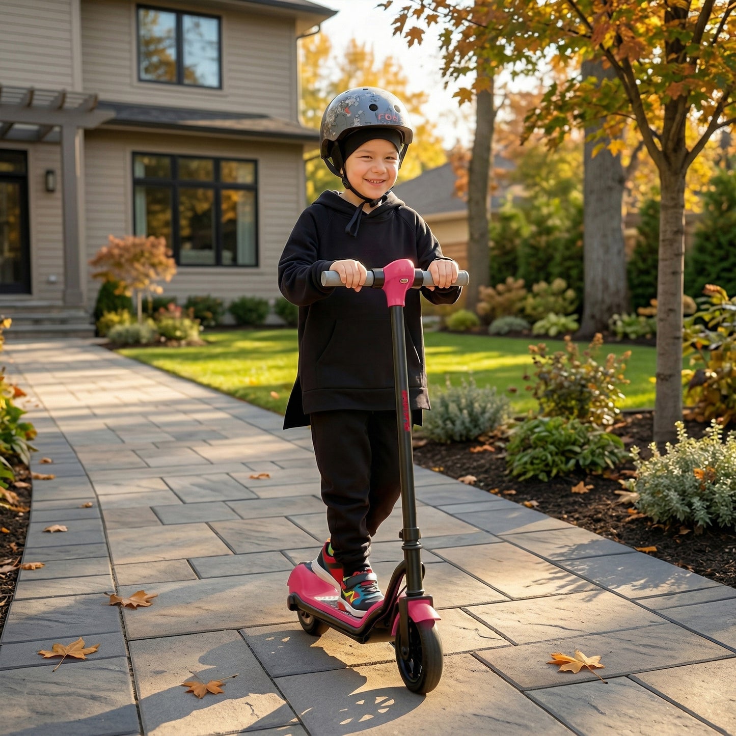 Electric Scooter for Kids, with LED Display