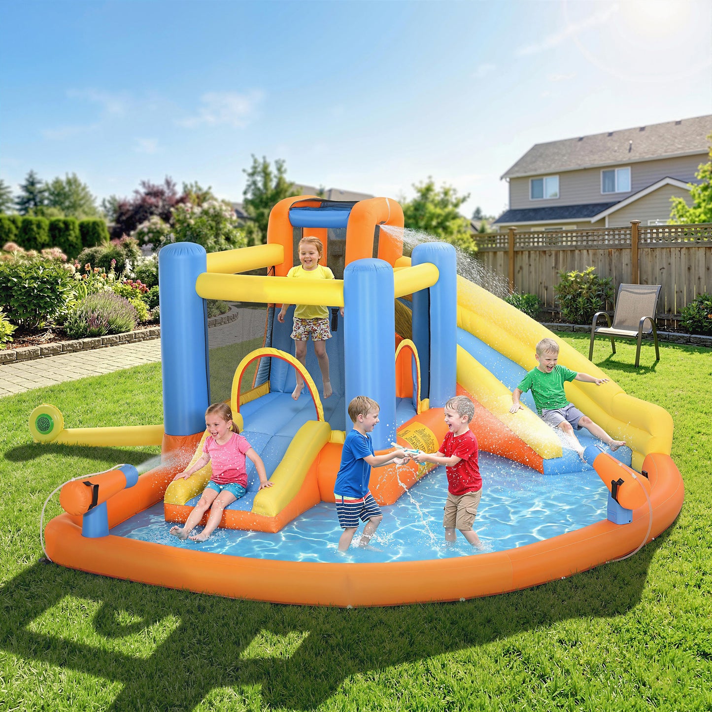 5 in 1 Bouncy Castle for Children