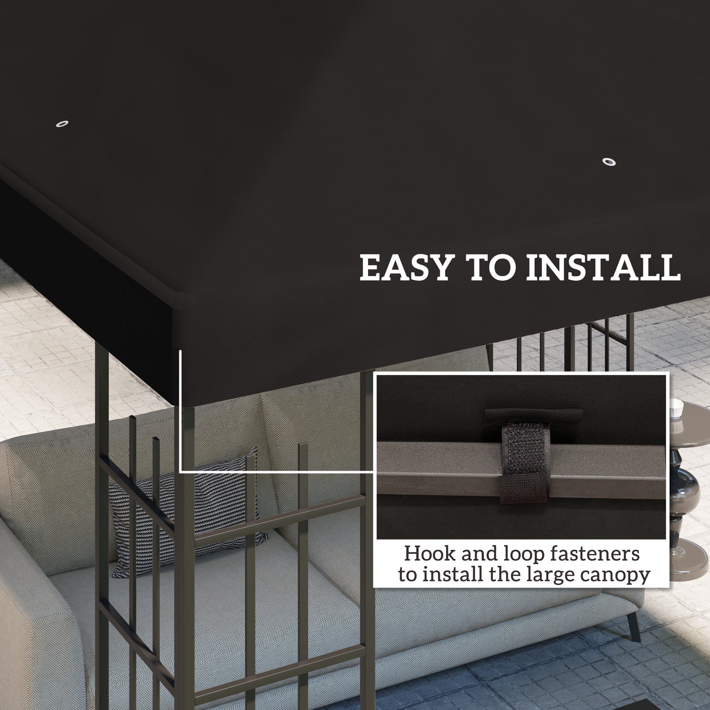 3 x 3(m) Gazebo Frame Replacement