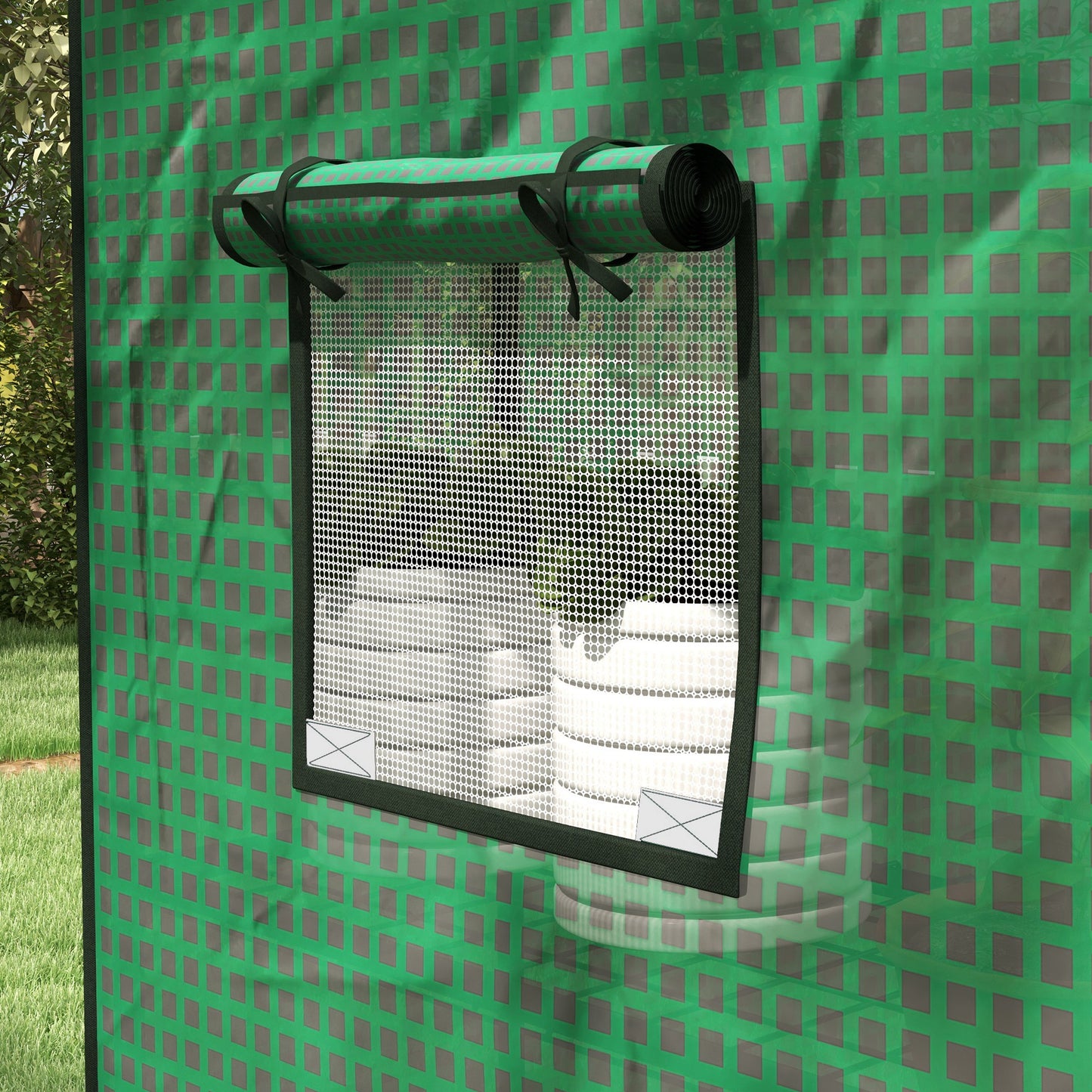 Greenhouse Cover Replacement Walk-in PE Hot House Cover (1)