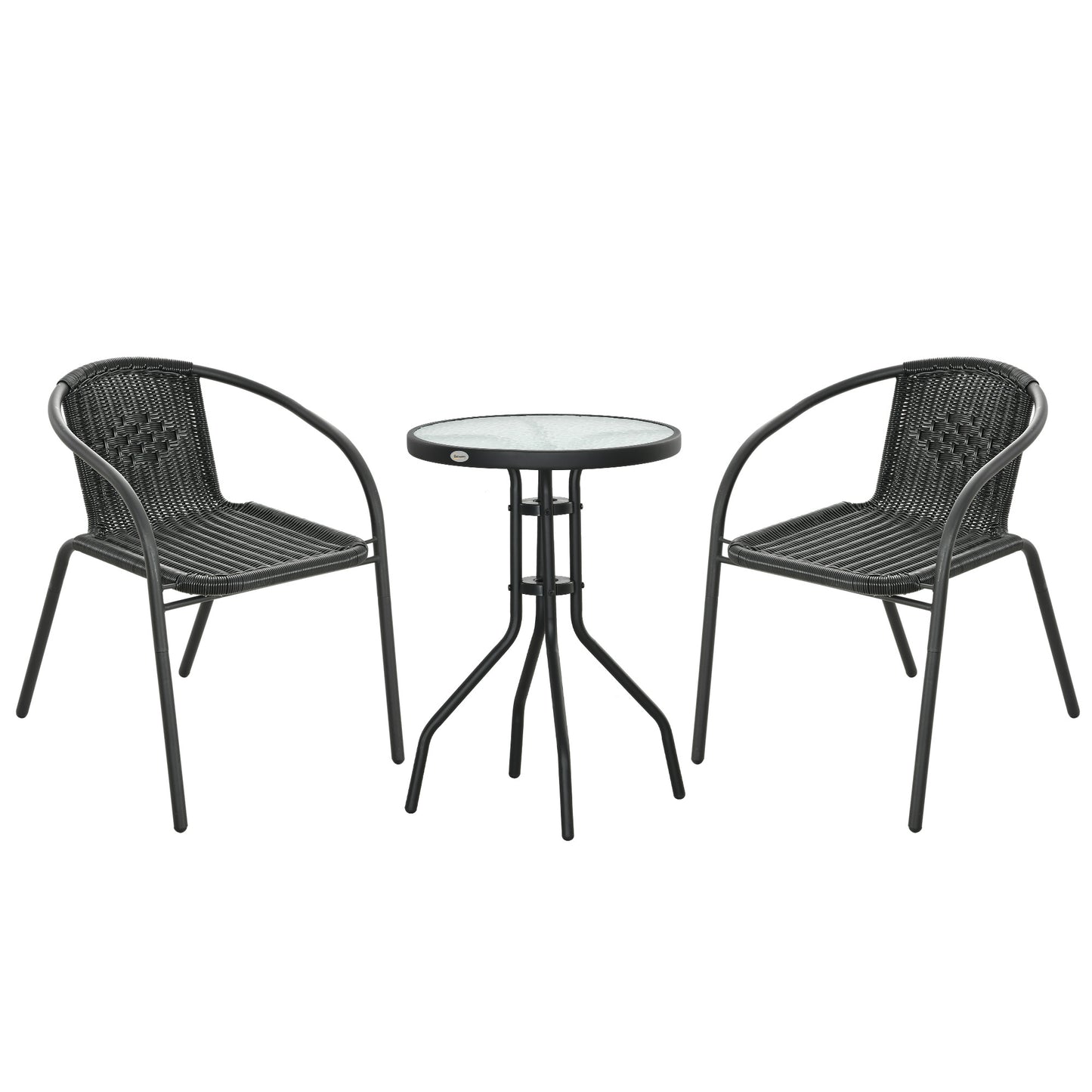 3 Pieces Rattan Bistro Set (4)