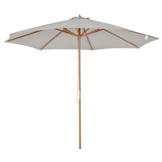 3(m) Garden Parasol, Pulley Operated Patio Umbrella