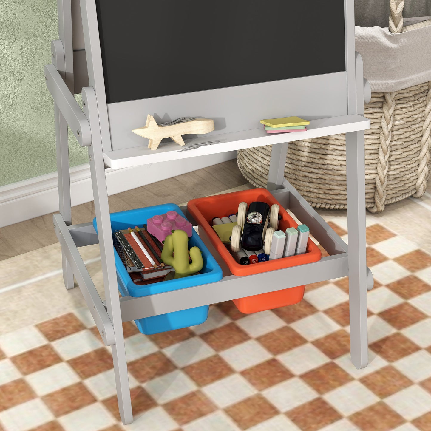 Art Easel for Kids with Paper Roll