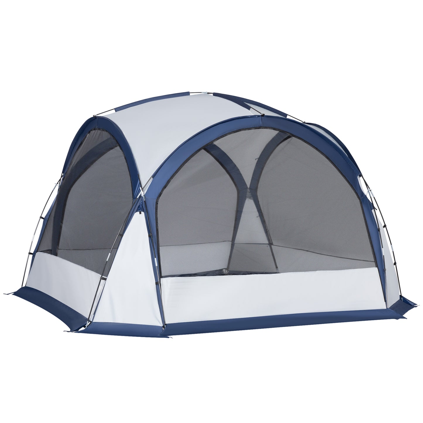 Dome Tent for 6-8 Person, Camping Tent with 4 Zipped Mesh Doors