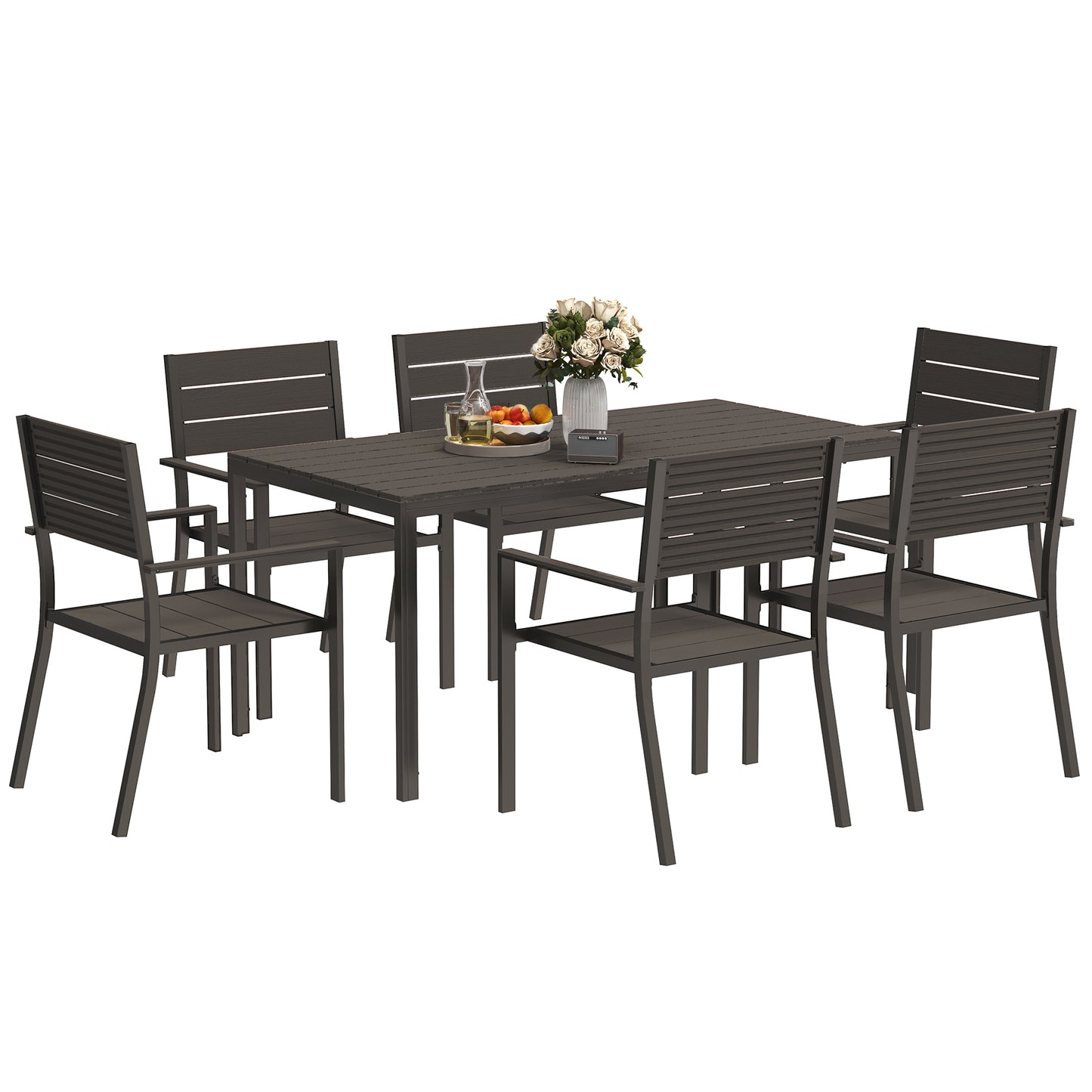 Seven-Piece Outdoor Dining Set