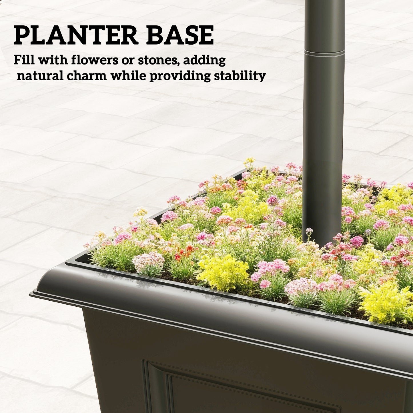Garden Solar Lamp Post Light
