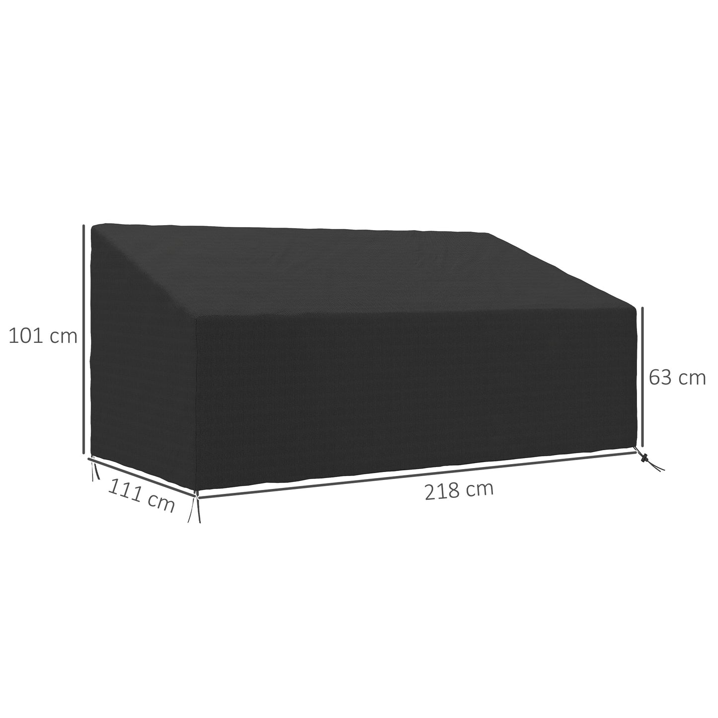 600D Oxford Cloth Garden Furniture Cover Waterproof (1)