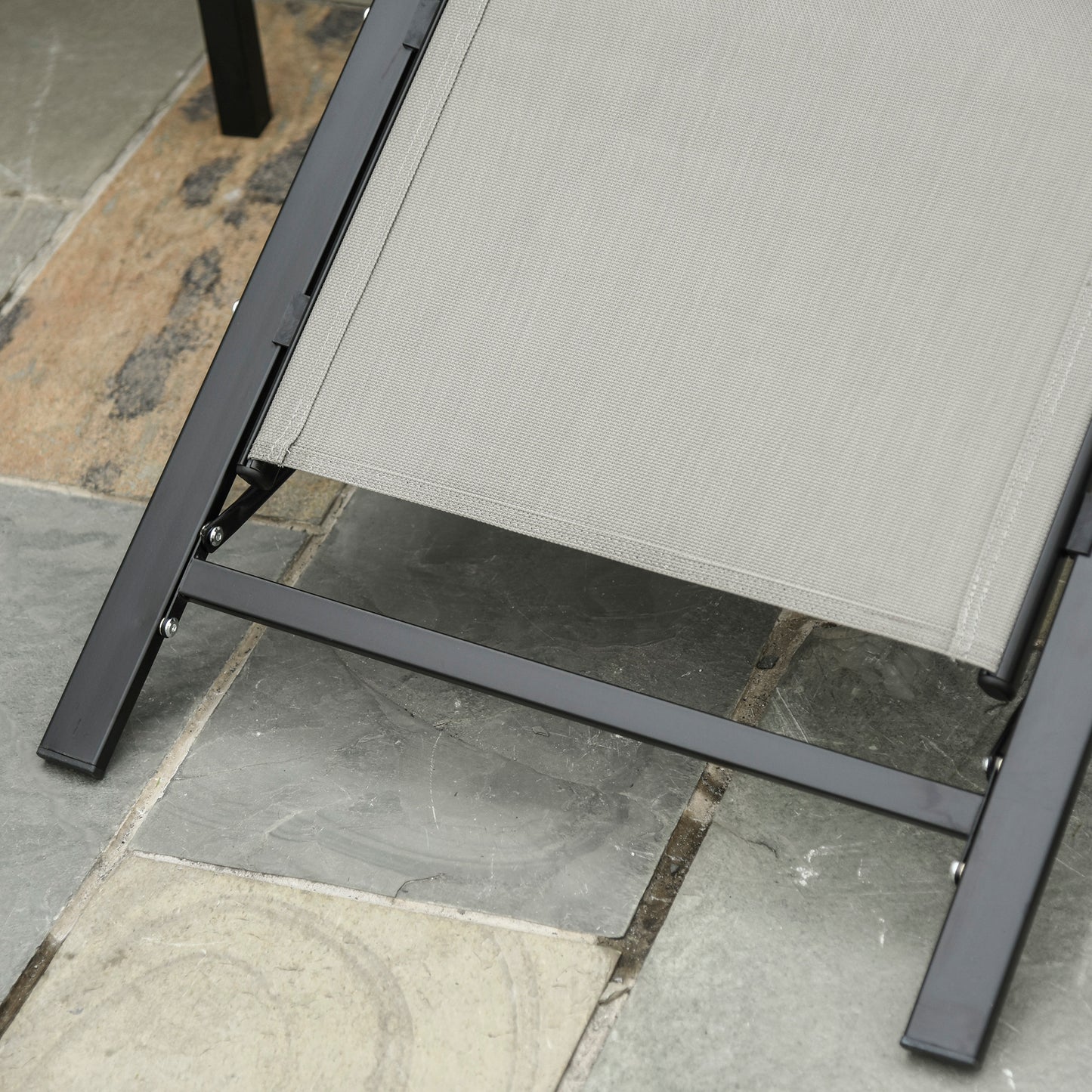 3 Pieces Sun Lounger Chair Set