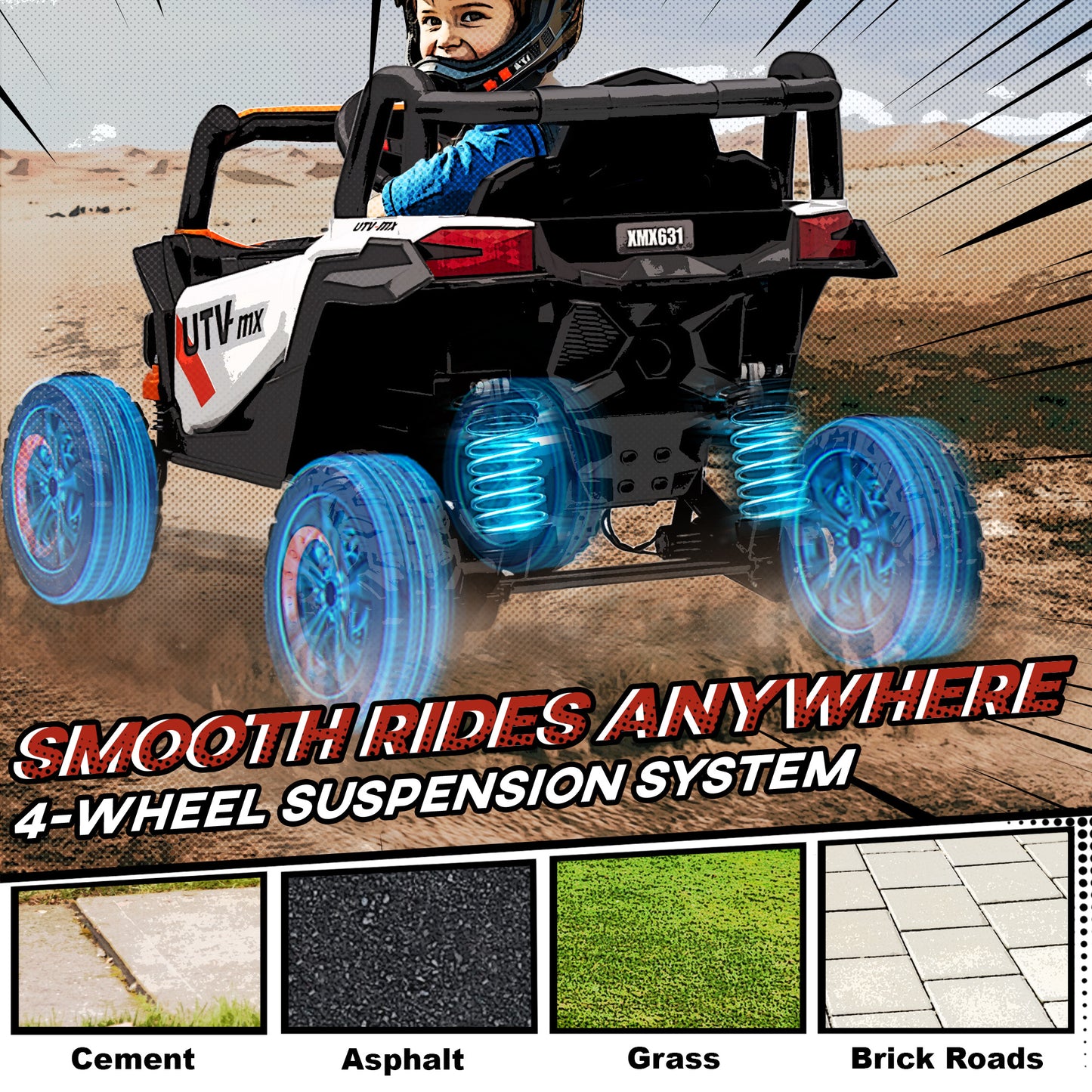 12V Kids Ride On Car with Remote Control (1)