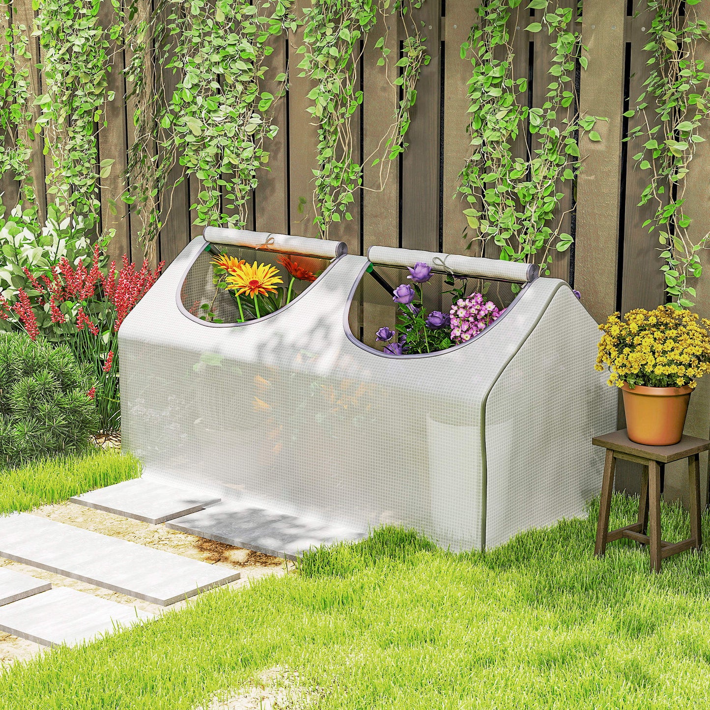 Mini Greenhouse Portable Flower Planter Tomato Vegetable House