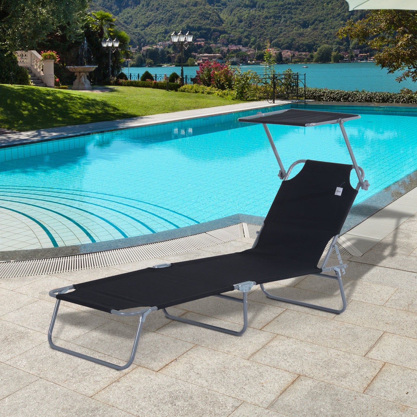 Outdoor Foldable Sun Lounger (1)
