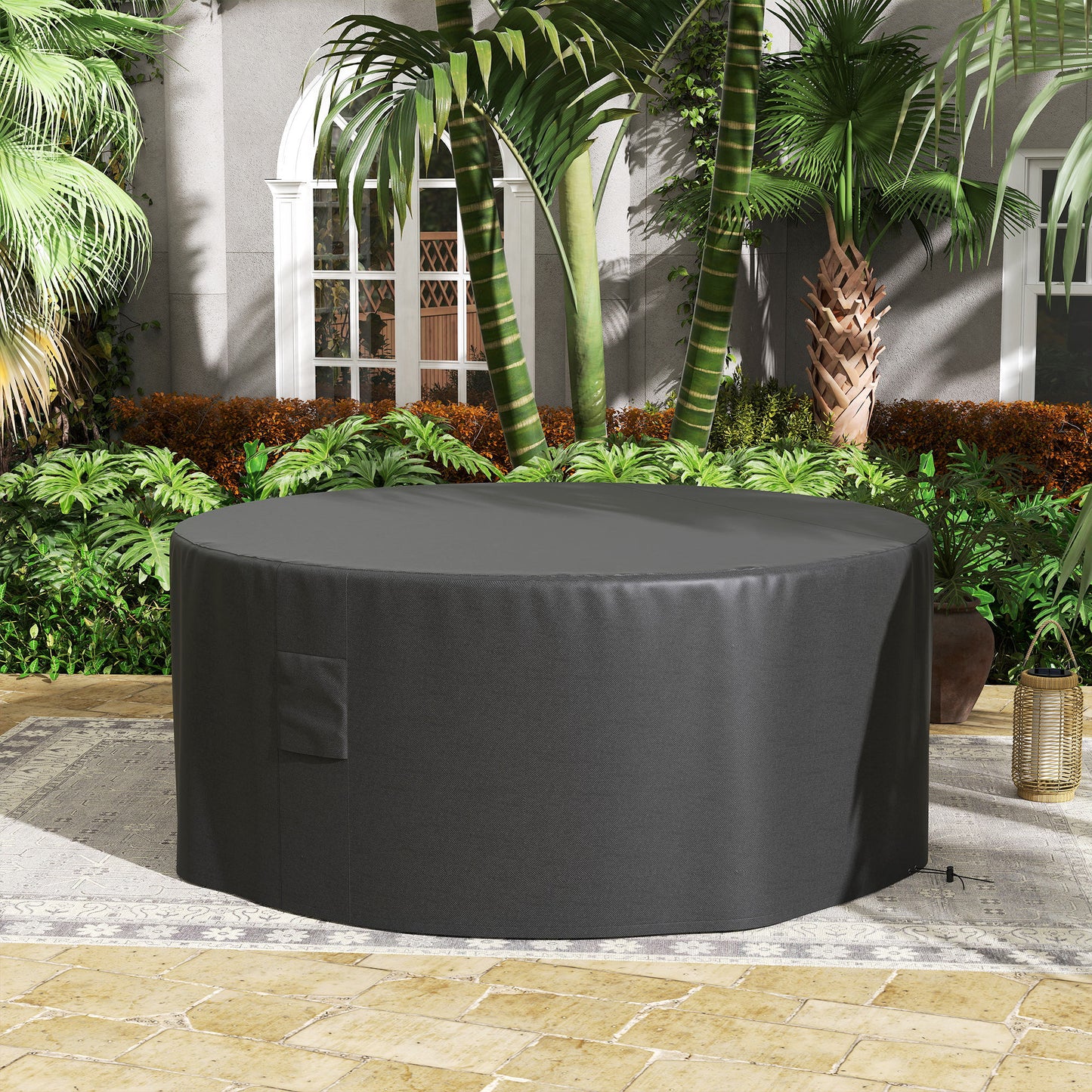 Garden Patio Large Furniture Set Round Cover 600D Oxford Waterproof