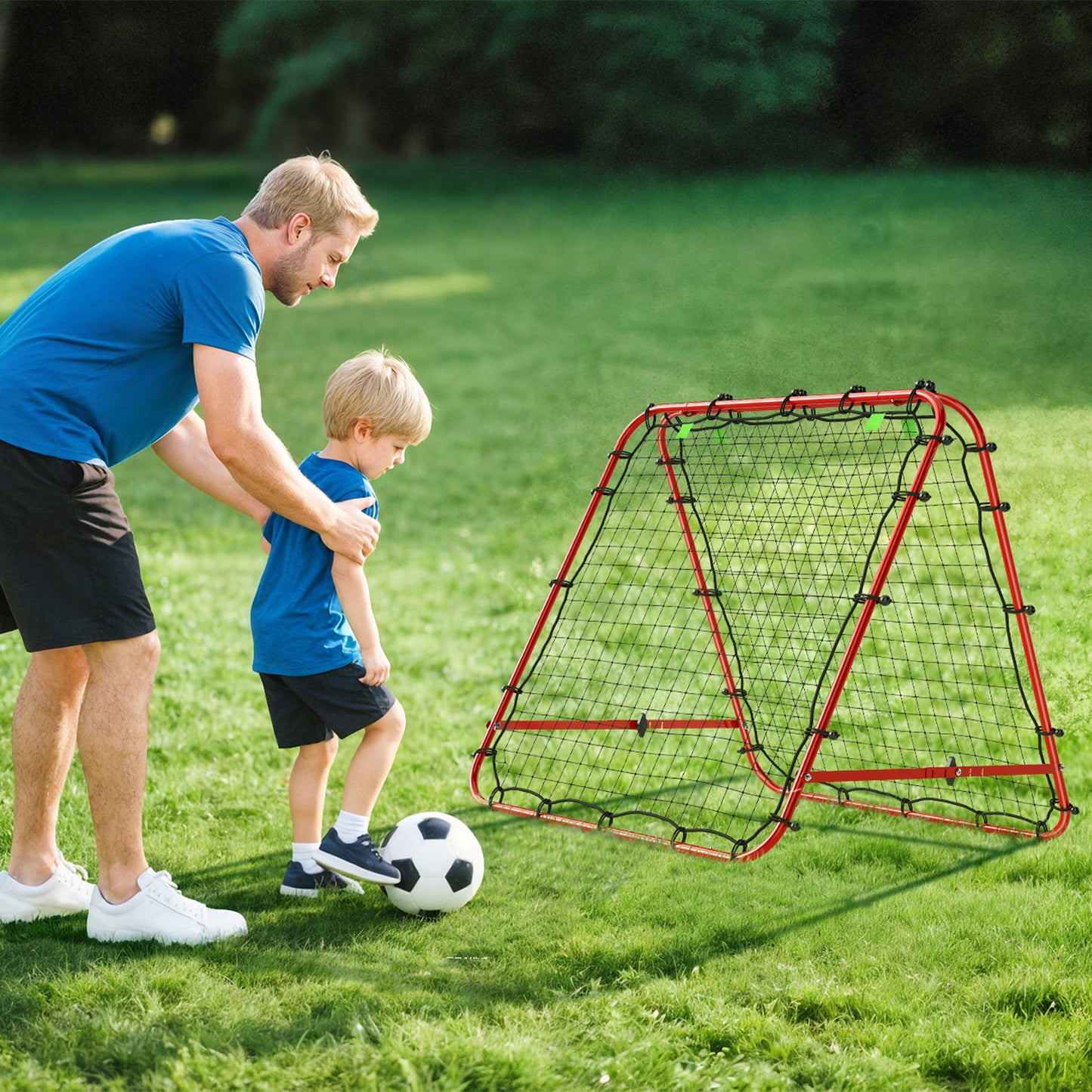 Double Sided Football Rebounder Net