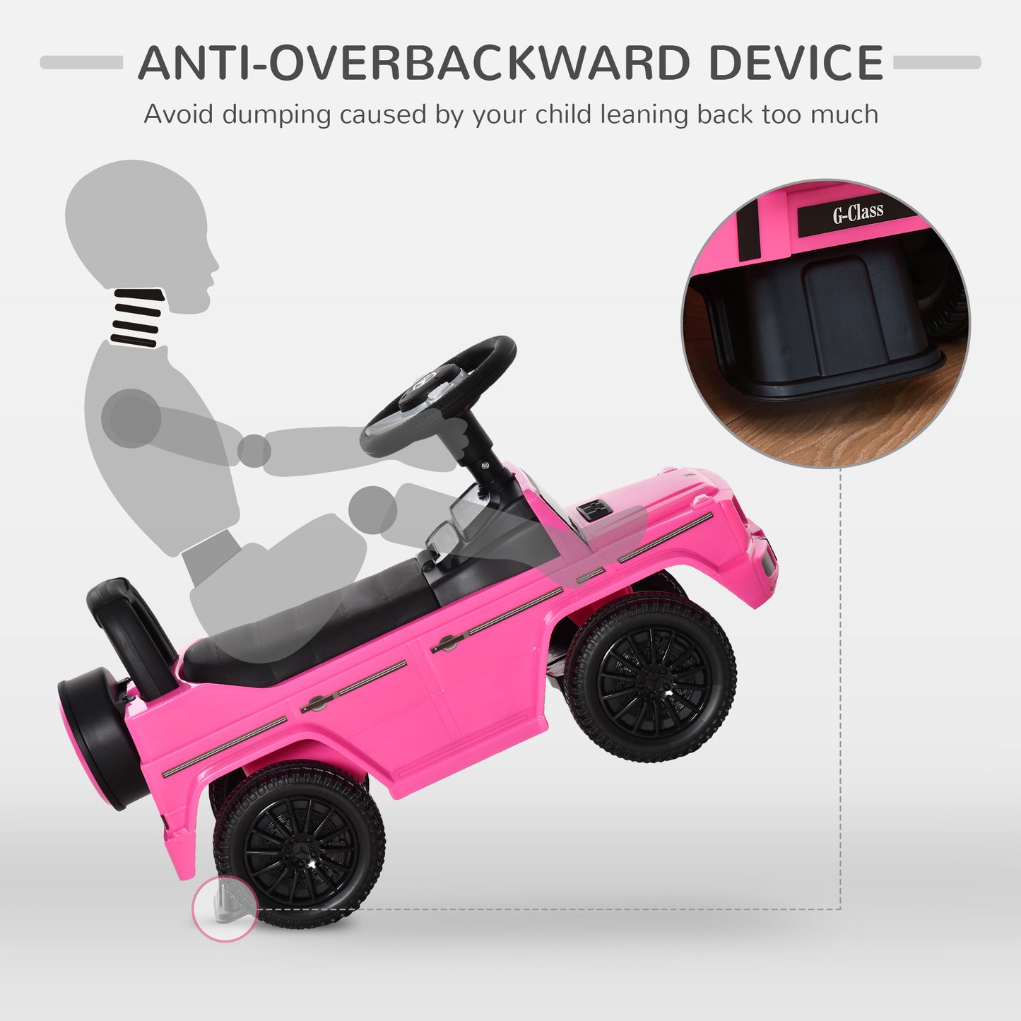 3 in 1 Kids Ride On Car G350 Licensed Foot To Floor Slider Toddler (1)