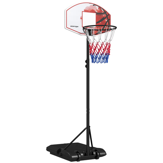 Adjustable Basketball Stand Net System, with Wheels, Enlarged Base