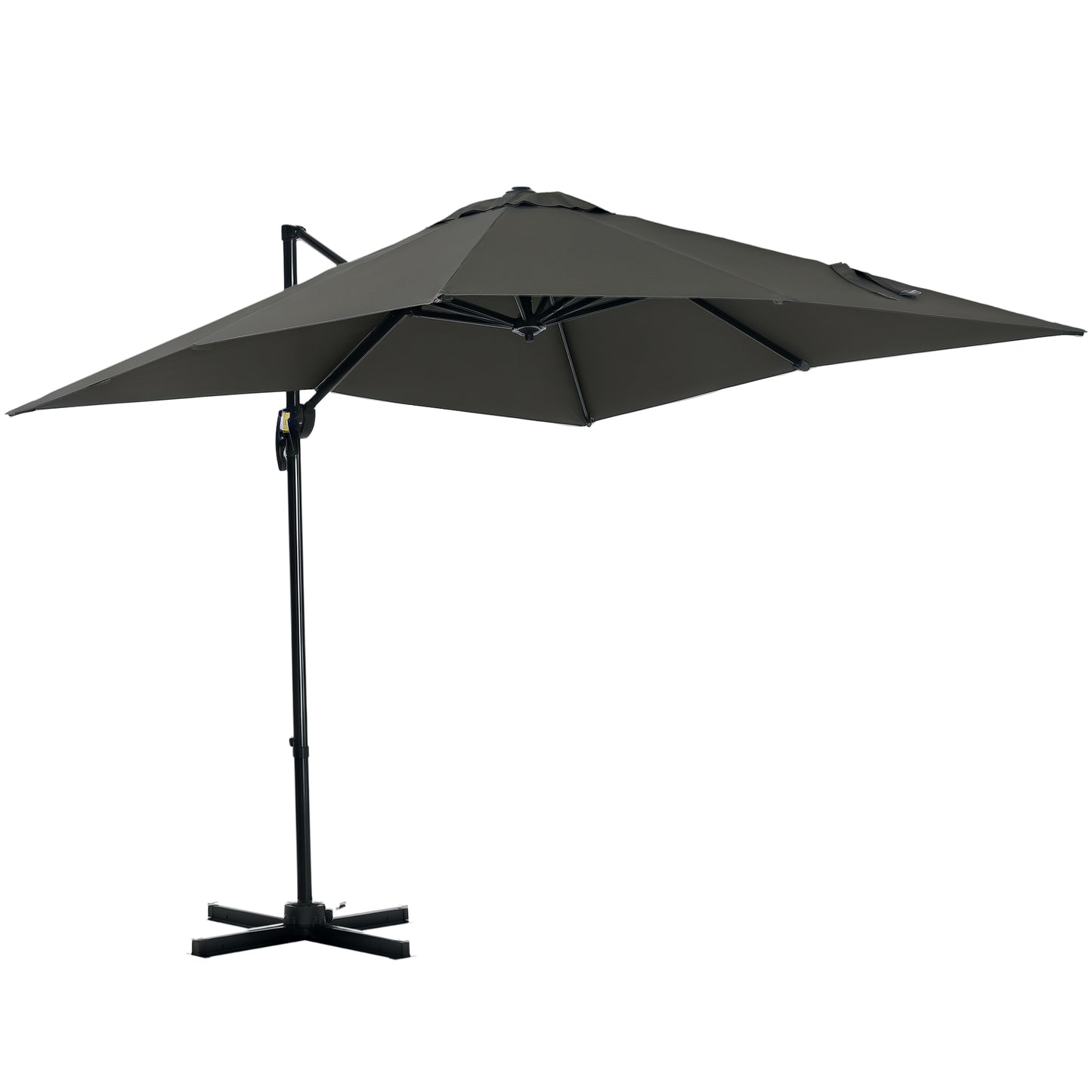 2.5 x 2.5m Patio Offset Parasol Umbrella Cantilever Hanging
