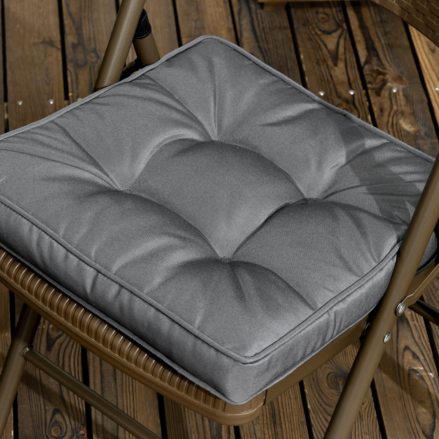 Garden Seat Cushion with Ties